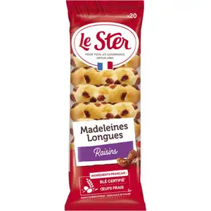 Long Madeleine with Raisins - Le Ster