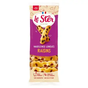 Long Madeleine with Raisins - Le Ster