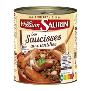 Sausage with Lentils - William Saurin