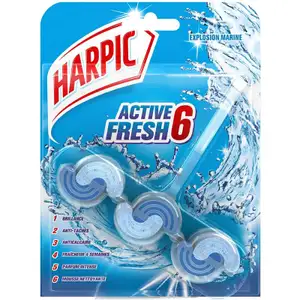 Block Active Fresh 6 Marine Explosion - Harpic