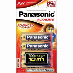 Alkaline 1.5V AA4 - Panasonic