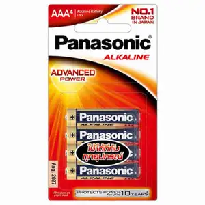 Alkaline 1.5V AAA4 - Panasonic