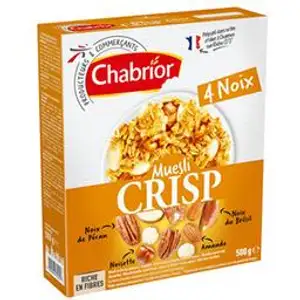 Crisp Muesli 4 Nuts - Chabrior