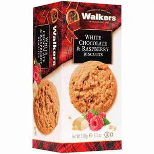 White Chocolate & Raspberry Biscuits - Walker's