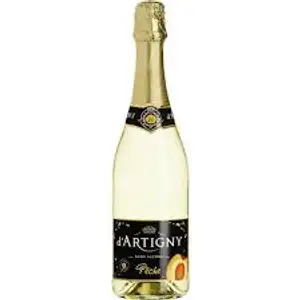 Peach Sparkling Wine without Alcohol - D'Artigny