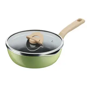 G16525 - Induction Deep Pan with Lid (Green) - Tefal
