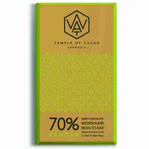 70% Pandan Dark Chocolate - Wat Chocolate