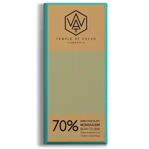 70% Sea Salt Dark Chocolate - Wat Chocolate