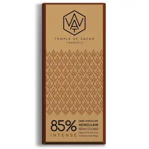 85% Intense Dark Chocolate - Wat Chocolate
