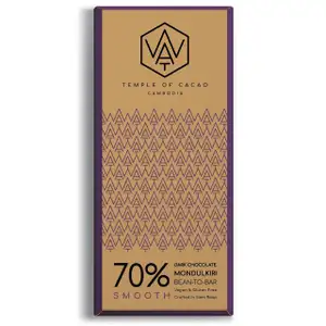 70% Smooth Dark Chocolate - Wat Chocolate