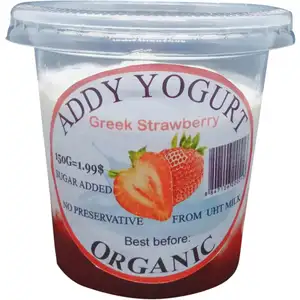 Greek Strawberry Yogurt - Addy Yogurt