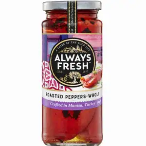 Roasted Whole Peppers - Always Fresh