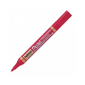 Red Permanent Marker Bullet Point 4,2mm - Pentel
