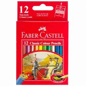 12 Classic color pencils (Short) - Faber-Castell