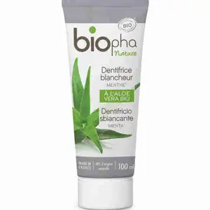 Organic Aloe Vera & Fresh Mint Whitening Toothpaste - Nature