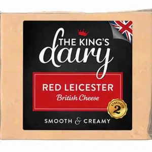 Red Leicester British Cheese - The King's Dairy
