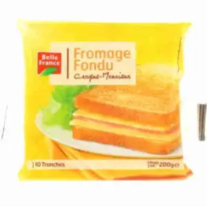 Croque-Monsieur Fondu Processed Cheese Slice - Belle France