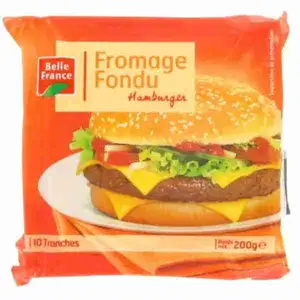Burger Fondu Processed Cheese Slice - Belle France