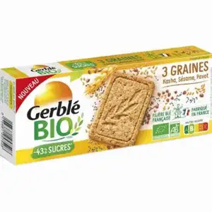Organic 3 Seeds Biscuits - Gerblé