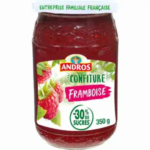 Raspberry Jam Less Sugar 30% - Andros - Andros