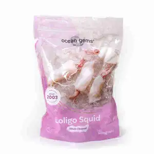 Whole Cleaned Loligo Squid - Ocean Gems