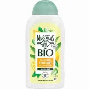 Purifying Shampoo For Oily Hair with Organic Lemon & Aloe Vera - Le Petit Marseiliaise - Le Petit Marseillais