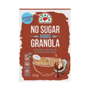 Coconut, Hazelnut & Dark Chocolate Granola No Sugar Added - Vitalia
