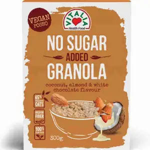 Coconut, Almond & White Chocolate Granola No Sugar Added - Vitalia