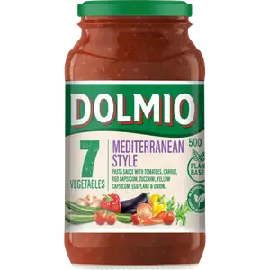 7 Vegetables Mediterranean Style Pasta Sauce - Dolmio