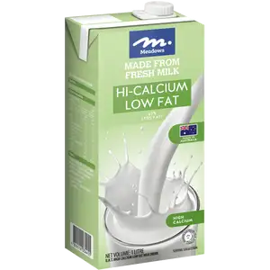 Hi-Calcium Low Fat Milk - Meadows