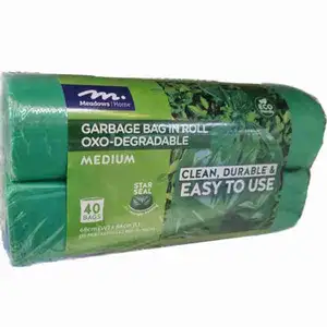 Garbage Bag in Roll Oxo Degradable Medium - Meadows