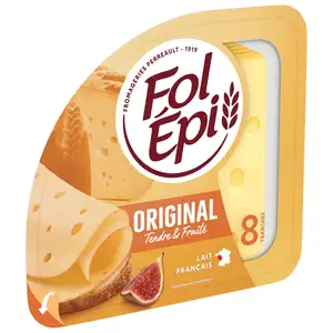 Soft & Fruity Original Sliced ​​Cheese - Fol Epi