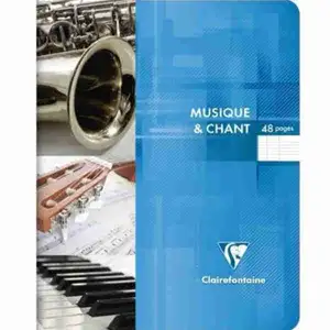 Music & Singing Notebook - Clairefontaine