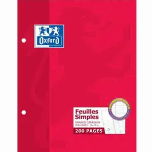 Single Sheet Perforated Notebook - Oxford