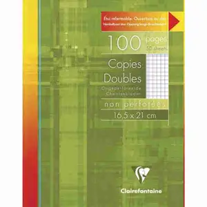 Non-Perforated Double Ring Binder Paper - Calligraphe