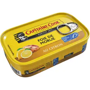 Cod Liver with Lemon - Capitaine Cook
