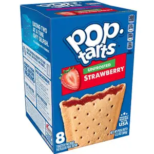 Unfrosted Strawberry Toaster Pastries - Pop Tarts