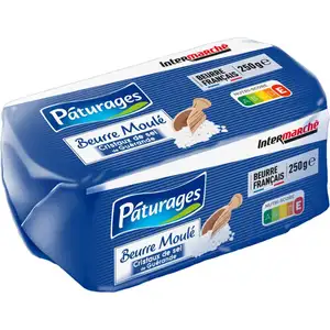 Guérande Salt Crystals Molded Butter - Pâturages