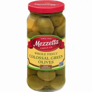 Whole Fancy Colossal Green Olives - Mezzetta