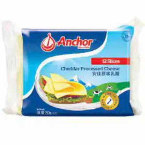 Cheddar Processed Cheese Slice - Anchor Pantry