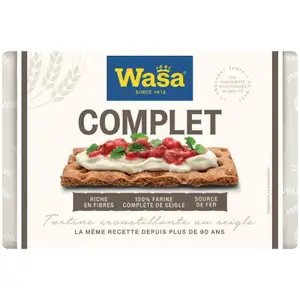 Whole Wheat Rye Crispbread - Wasa