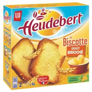 Heudebert Brioche Rusk - LU