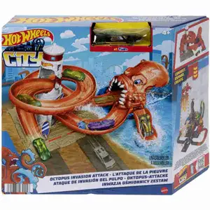 Track Set City Octopus Invasion - Hot Wheels