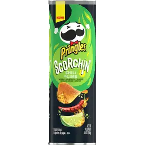 Scorchin Chili & Lime Potato Crisps - Pringles