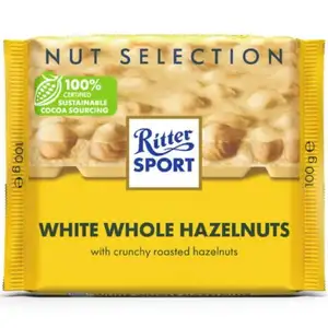 White Whole Hazelnuts - Ritter Sport