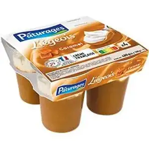Caramel Liegeois Dessert - Pâturages