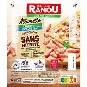 Allumettes Nature Less Salt 25% Antibiotics Free - Ranou