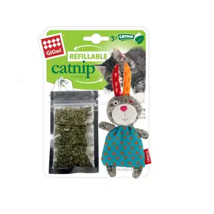 Refillable Catnip Multicolor Rabbit - Gigwi