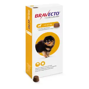Chewable tablets for Dogs (2 - 4.5 kg) - Bravecto