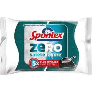 Zero Dirt Non-Scratch Sponge Scourer - Spontex